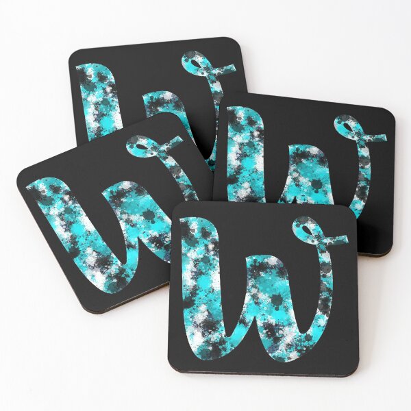 Item preview, Paint Splash Letter W designed and sold by meleyart.