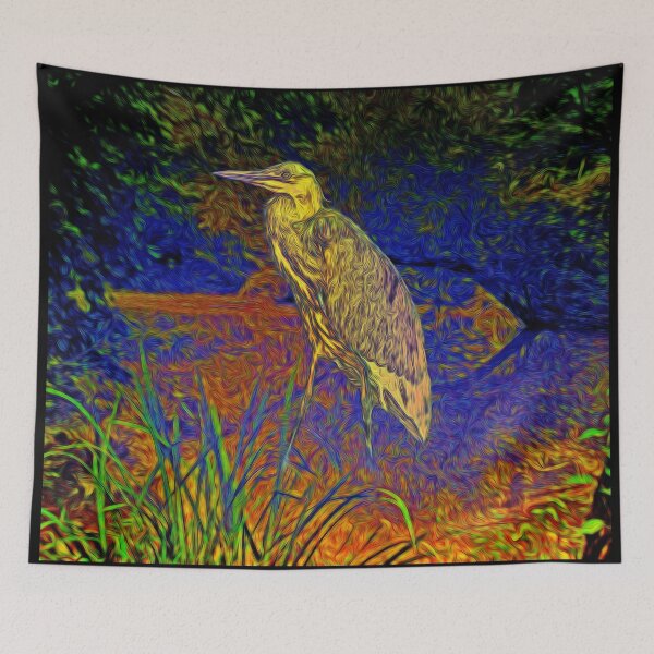 Item preview, Painted heron designed and sold by Guardi71.