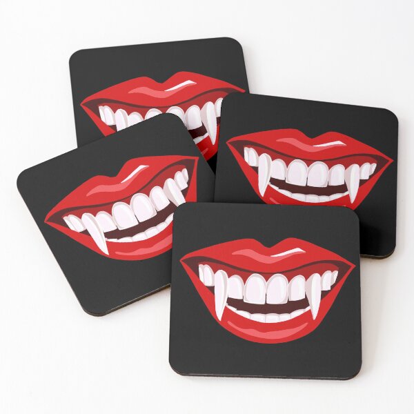 Item preview, Halloween Dracula smile teeth Fangs mouth designed and sold by PG Illustration.