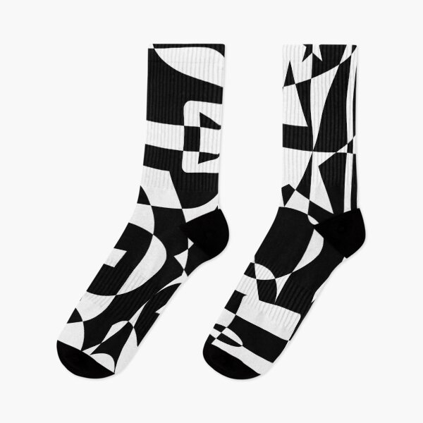 Item preview, Black and White Mid Century Modern Abstract Design designed and sold by Elsy's Art.