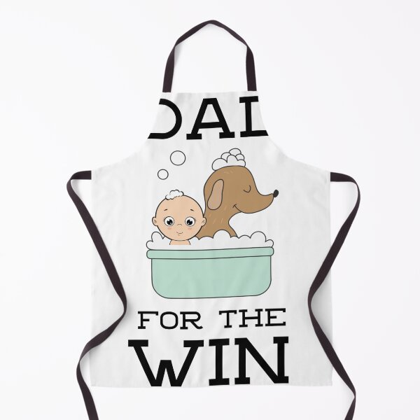 Item preview, Dad For The Win - Kid & Dog In Bath designed and sold by PosPresence.