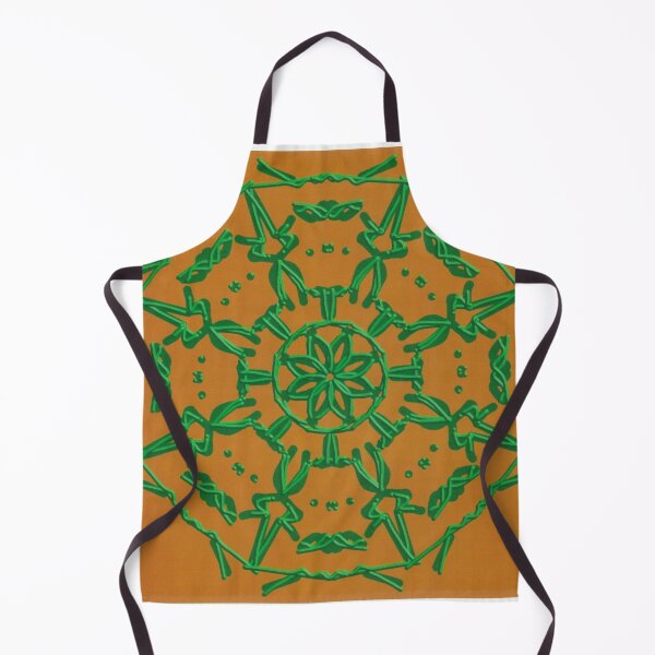 Item preview, Green on tan Kaleidoscope designed and sold by Jennifer Mosher.