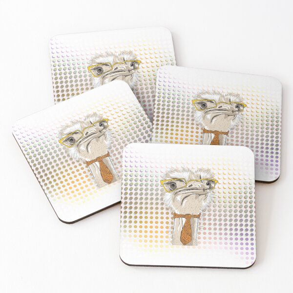 Item preview, Funny Hipster Ostrich designed and sold by NewWorldIsHere.