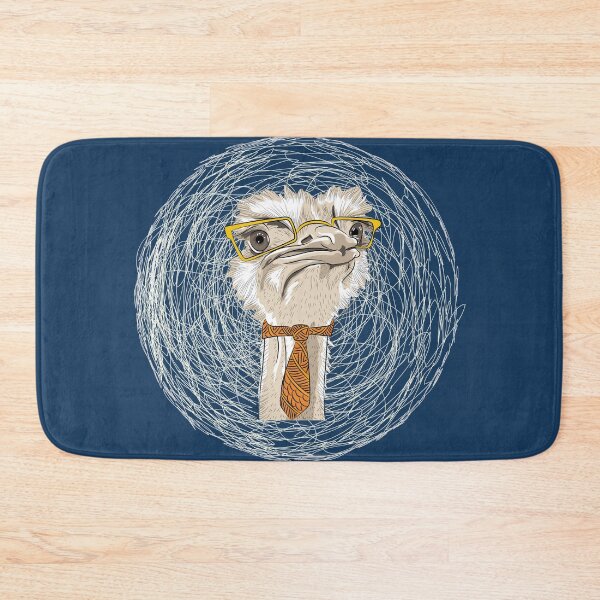 Item preview, Funny Hipster Ostrich designed and sold by NewWorldIsHere.