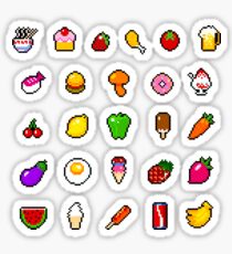 Food - pixel art Sticker