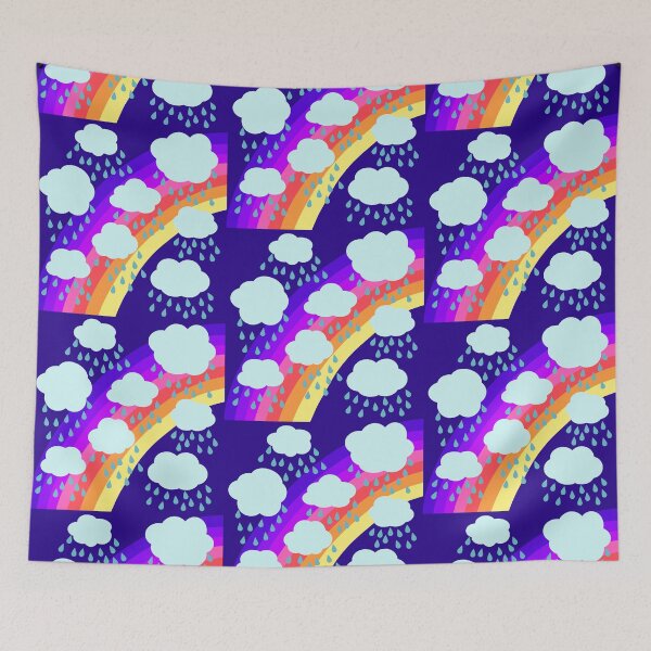Item preview, Rain clouds and rainbows designed and sold by Robloz.