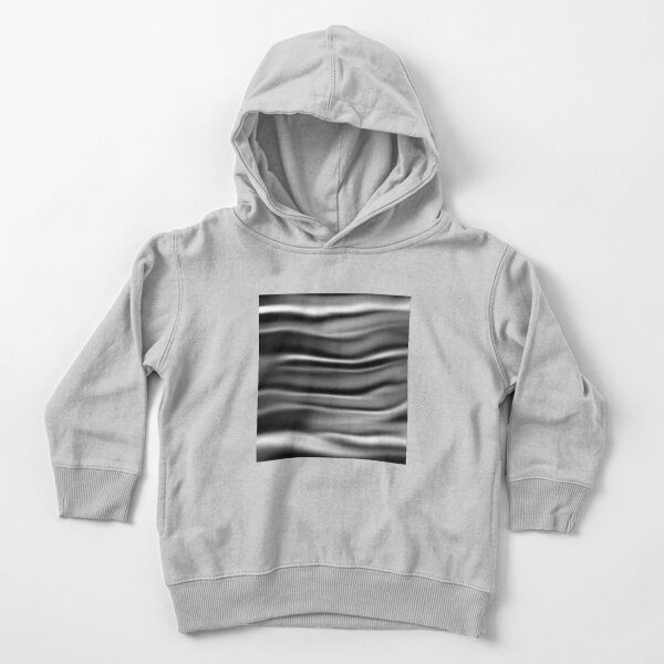 Silver glossy folds Toddler Pullover Hoodie