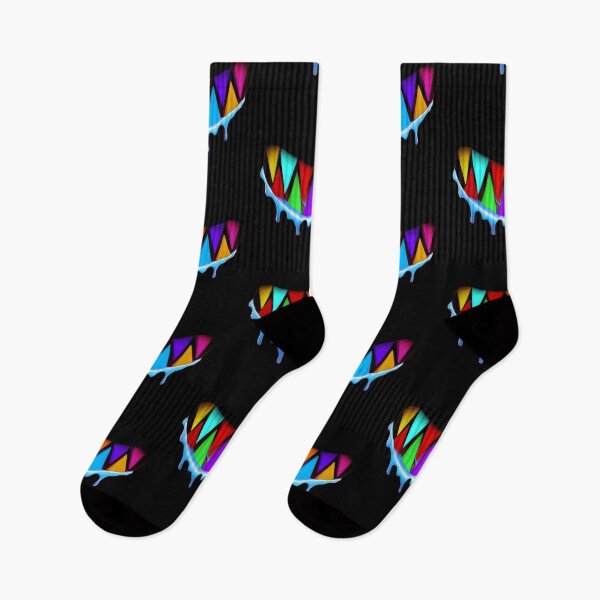 Item preview, 6ix9ine shark teeth colorful  designed and sold by Nishad4.