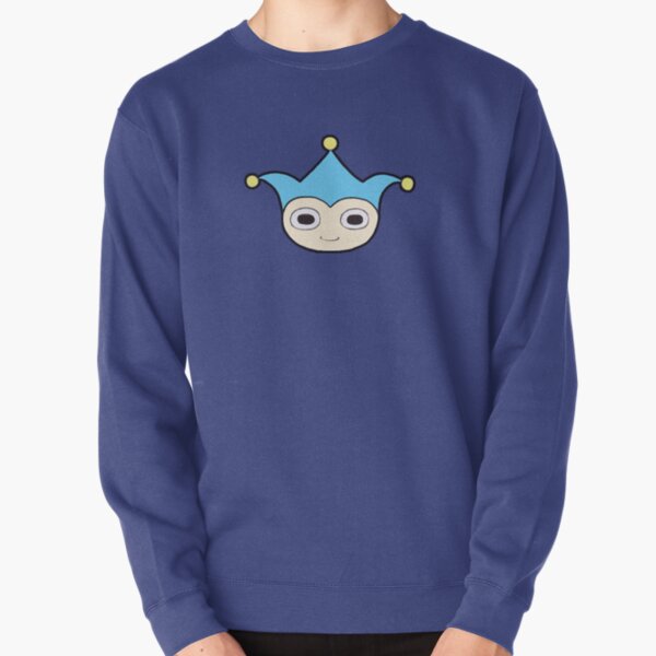 Blue Badger Mascot Pullover Sweatshirt