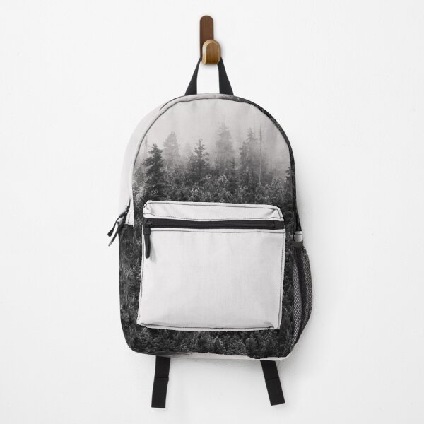 Item preview, Foggy Mountain Forest Black and White designed and sold by Amy Mitchell.