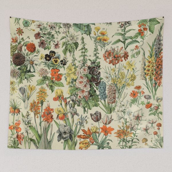 Item preview, Adolphe Millot Fleurs Vintage Flowers designed and sold by Epitome Girl.