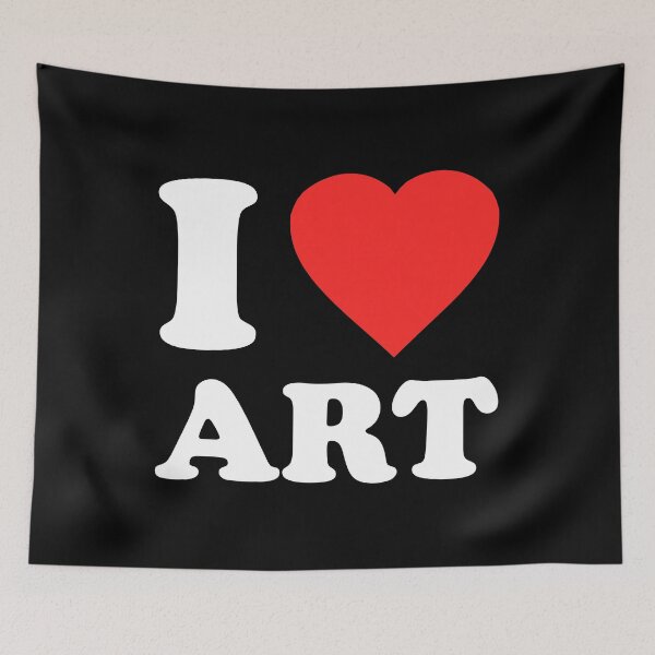 Item preview, I Love Art designed and sold by flippinsg.