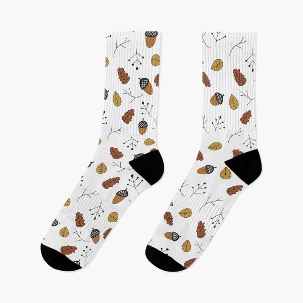 Item preview, Autumn leaves, twigs and acorns pattern designed and sold by Darnovc.