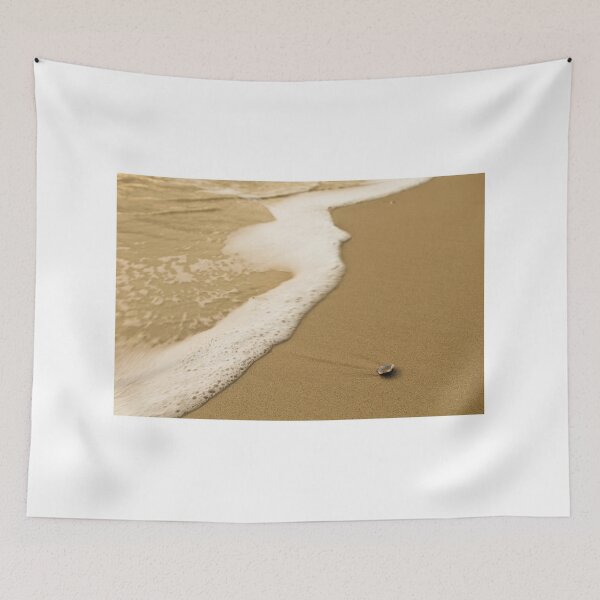Item preview, Beach Life, sandy beach, sun, surf, sand, waves, shell, Bribie island, Brisbane, Australia designed and sold by Ransyn Art.