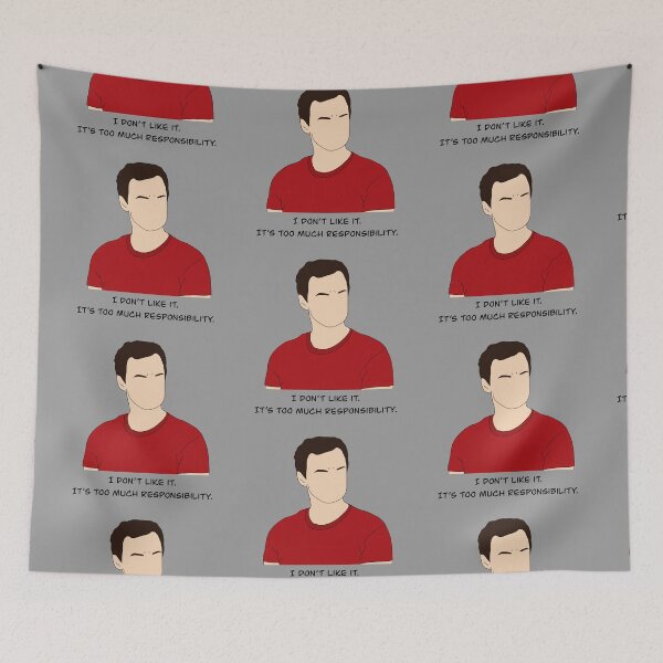 Item preview, Nick - It's Too Much Responsibility - Grey designed and sold by Shoomoodle.