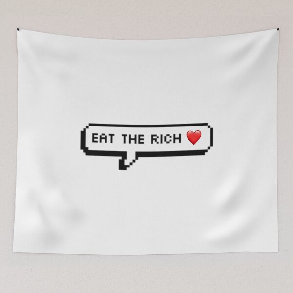 Item preview, eat the rich speech bubble designed and sold by aakanksha-.