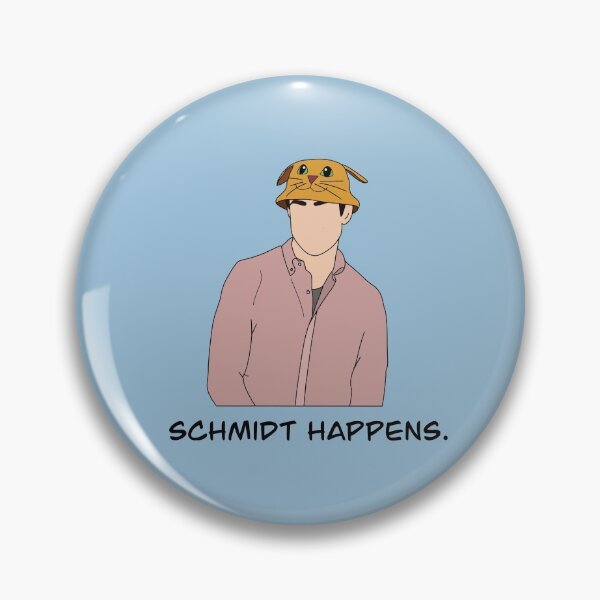 Item preview, Schmidt Happens - Yellow Cat Bucket Hat (Blue) designed and sold by Shoomoodle.