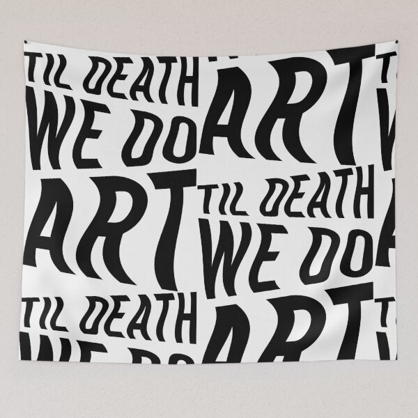 Item preview, til death we do art designed and sold by megancanzonieri.