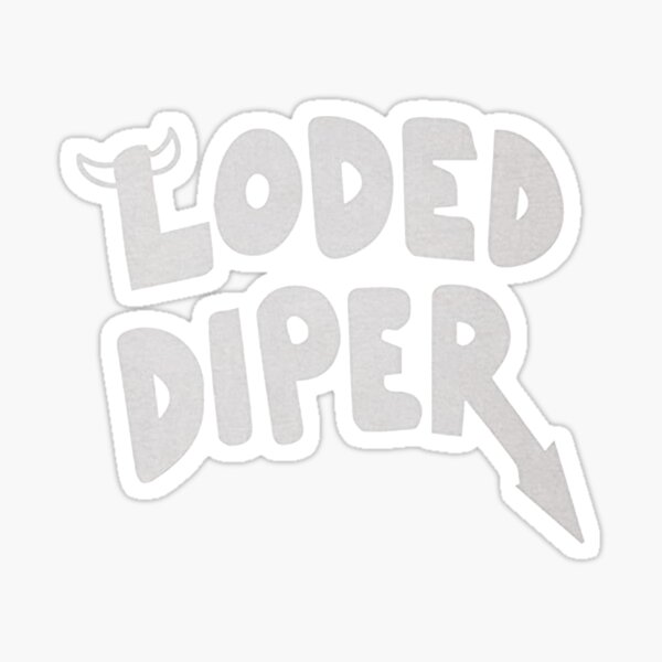 "Loded Diper" Sticker by hiwatermelon | Redbubble