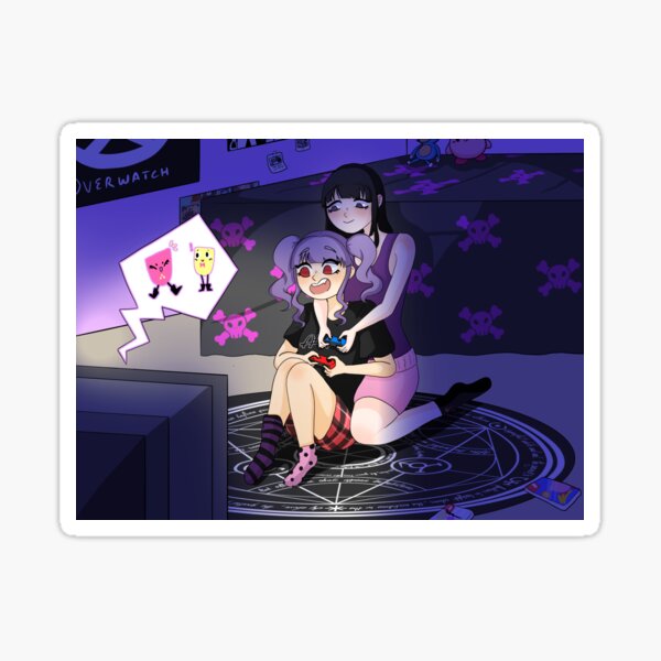 Ako Riko Gamer Date Sticker For Sale By Dood Bot Redbubble