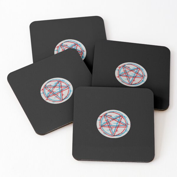 Artikelvorschau, Glitchy satanistisches Symbol entworfen und verkauft von Zach Muchhala.