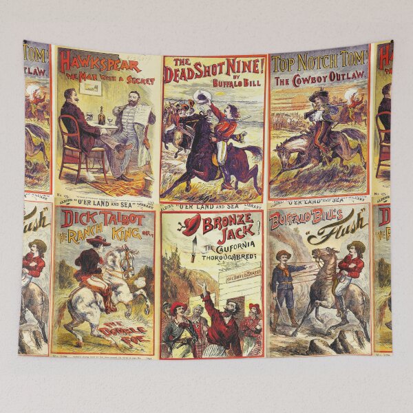 Item preview, #6 Vintage Wild West America Show Montage Ephemera Comic designed and sold by WizardsWorld.