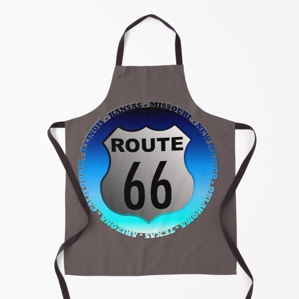 Artikelvorschau, Route 66 mit Staaten entworfen und verkauft von Wildjourne.