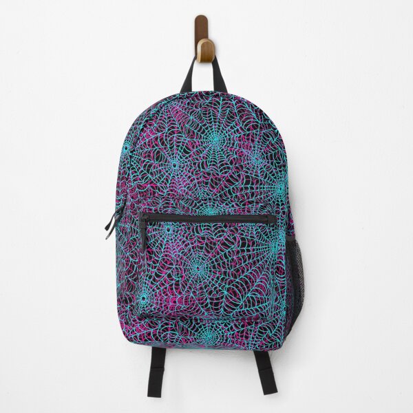 Item preview, Spiderwebs - Neon Blue & Pink designed and sold by ViLe-CULT.