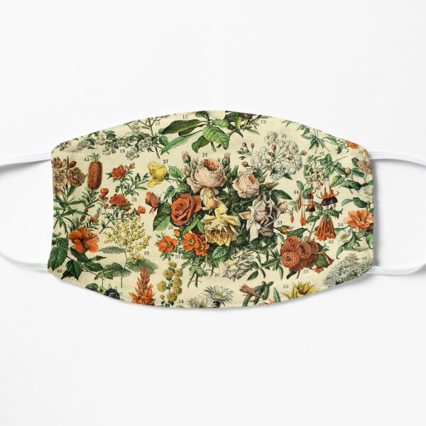 Adolphe Millot Fleurs Vintage Flowers Flat Mask