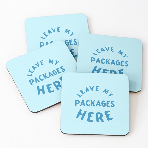 Item preview, Leave my packages here designed and sold by jazzydevil.