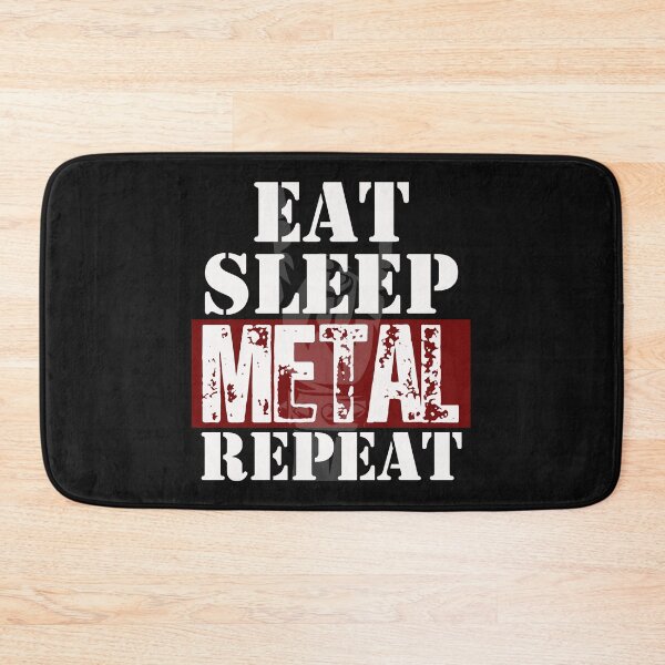 Item preview, Eat, Sleep, Metal, Repeat designed and sold by ShirtheadDesign.