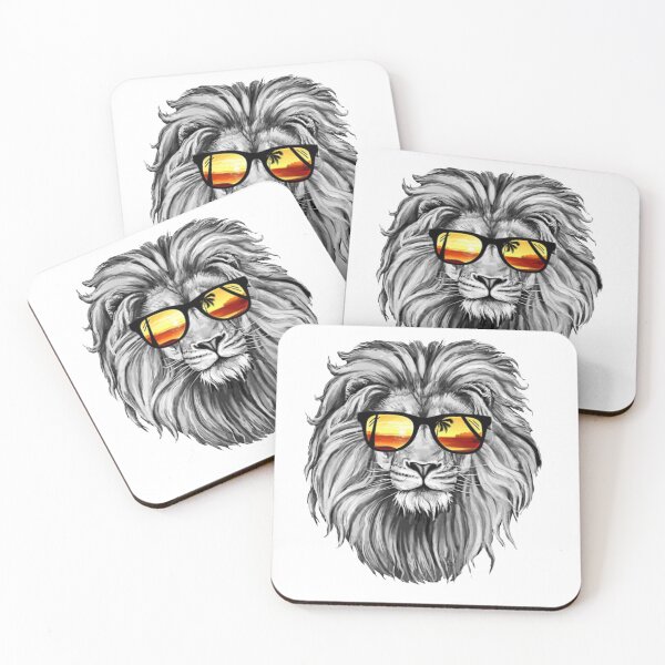 Artikelvorschau, Sommerstimmung Sonnenbrille Löwe Zeichnung Strand Rastafari Rasta Löwe Cooles Design Kunst Grafik Tier König Rastaman Judah Vintage entworfen und verkauft von tetyboom.
