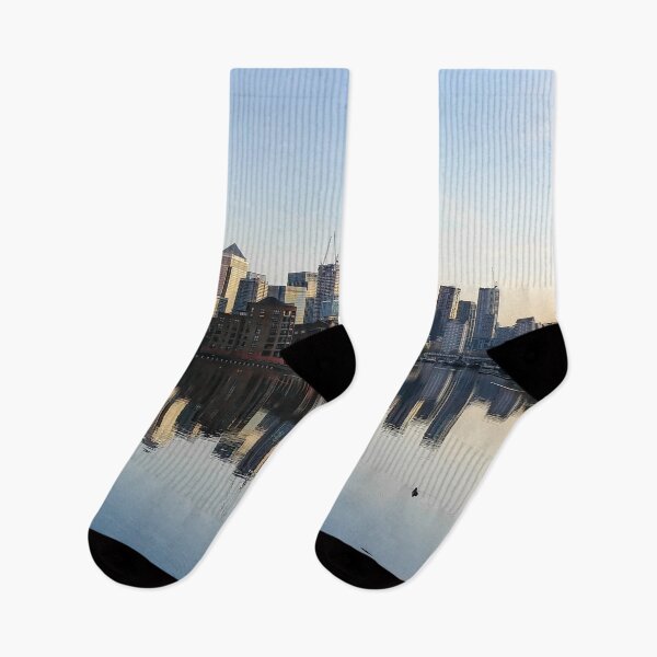 Item preview, London Canary wharf skyline seen from Surrey Quays docklands designed and sold by am-mantilla2156.