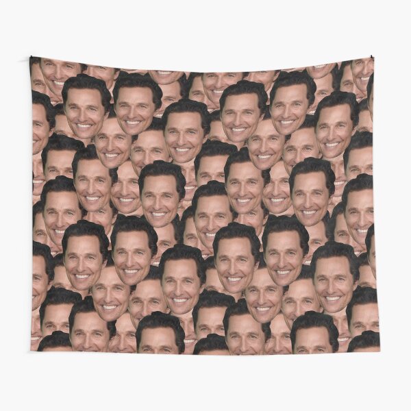 Matthew McConaughey Pattern Tapestry