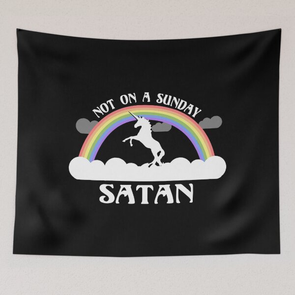 Item preview, Not On A Sunday Satan designed and sold by flippinsg.