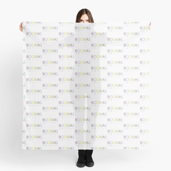 BODMAS - Math Rules Scarf