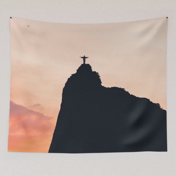 Item preview, Rio de Janeiro, Cristo redentor sunset designed and sold by FelipeWork10.