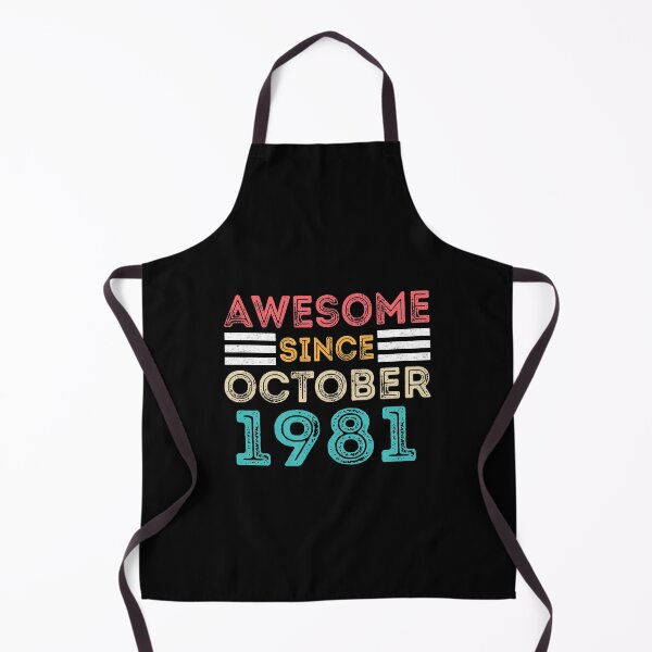 Item preview, Retro Vintage 39th Birthday - Awesome Since October 1981 designed and sold by meedTee.
