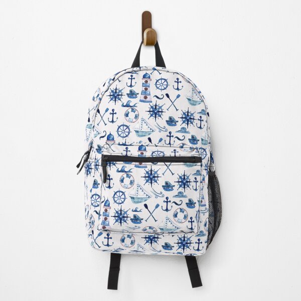 Item preview, Watercolor Nautical Beach Pattern designed and sold by Harpley Design Studio.