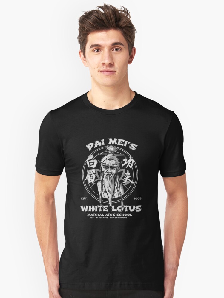 Alternate view of White Lotus Slim Fit T-Shirt