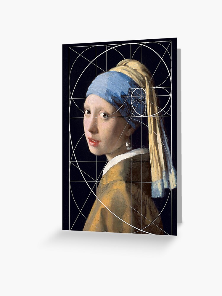 Girl With The Pearl Earring By Johannes Vermeer Greeting Card