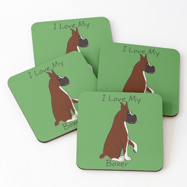 Item preview, I Love My Boxer! designed and sold by itsjustmebre.