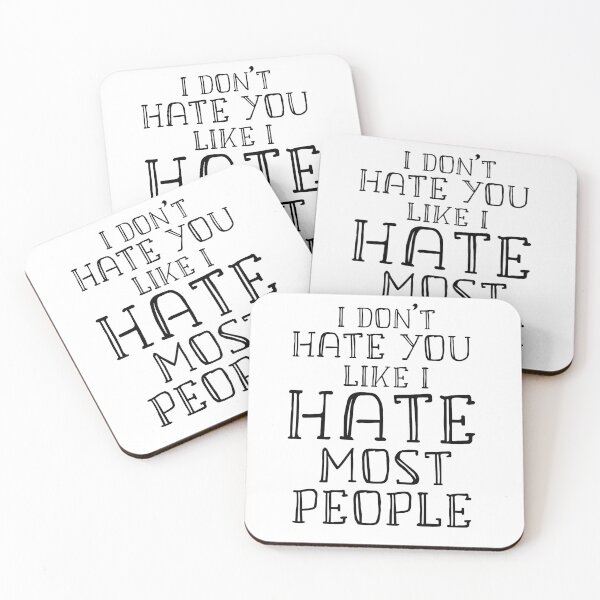 Item preview, The Umbrella Academy-Inspired "I Don't Hate You" designed and sold by mulberrydragon.