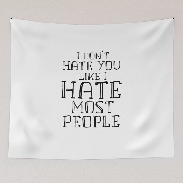 Item preview, The Umbrella Academy-Inspired "I Don't Hate You" designed and sold by mulberrydragon.