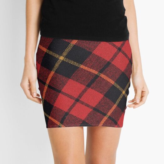 Clan Wallace Tartan Mini Skirt