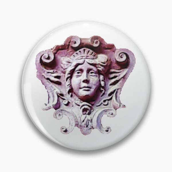 Item preview, Woman portrait, head, french baroque mascaron designed and sold by voicivoila.