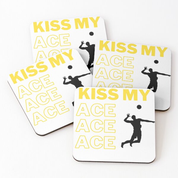 Item preview, Funny Volleyball Kiss My Ace T-Shirt designed and sold by muntee-POD.