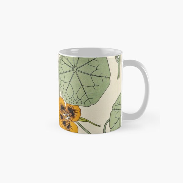 Maurice Verneuil - Capucine - botanical poster Classic Mug
