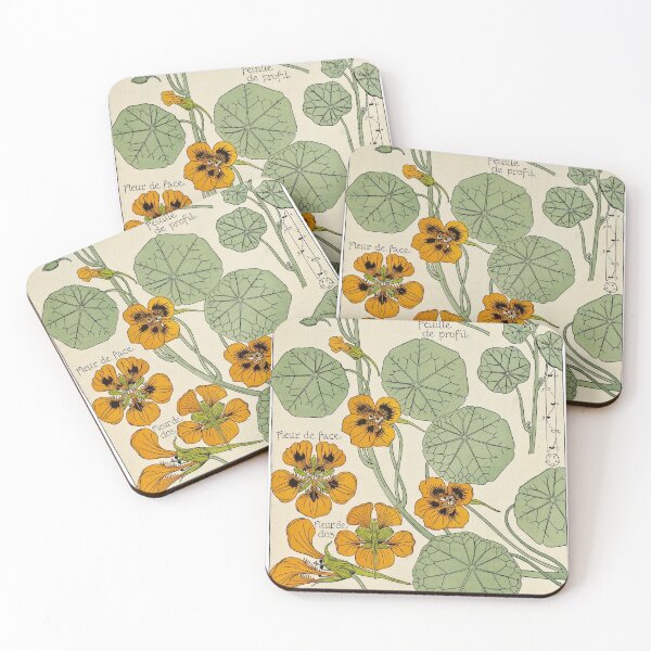 Item preview, Maurice Verneuil - Capucine - botanical poster designed and sold by DejaVuStudio.