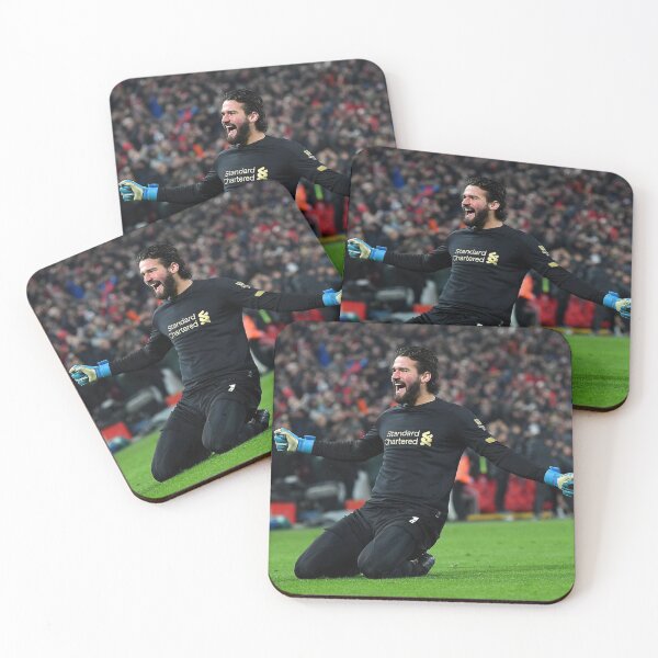Item preview, Alisson Becker Liverpool v Man United Celelbration designed and sold by thebcarts.